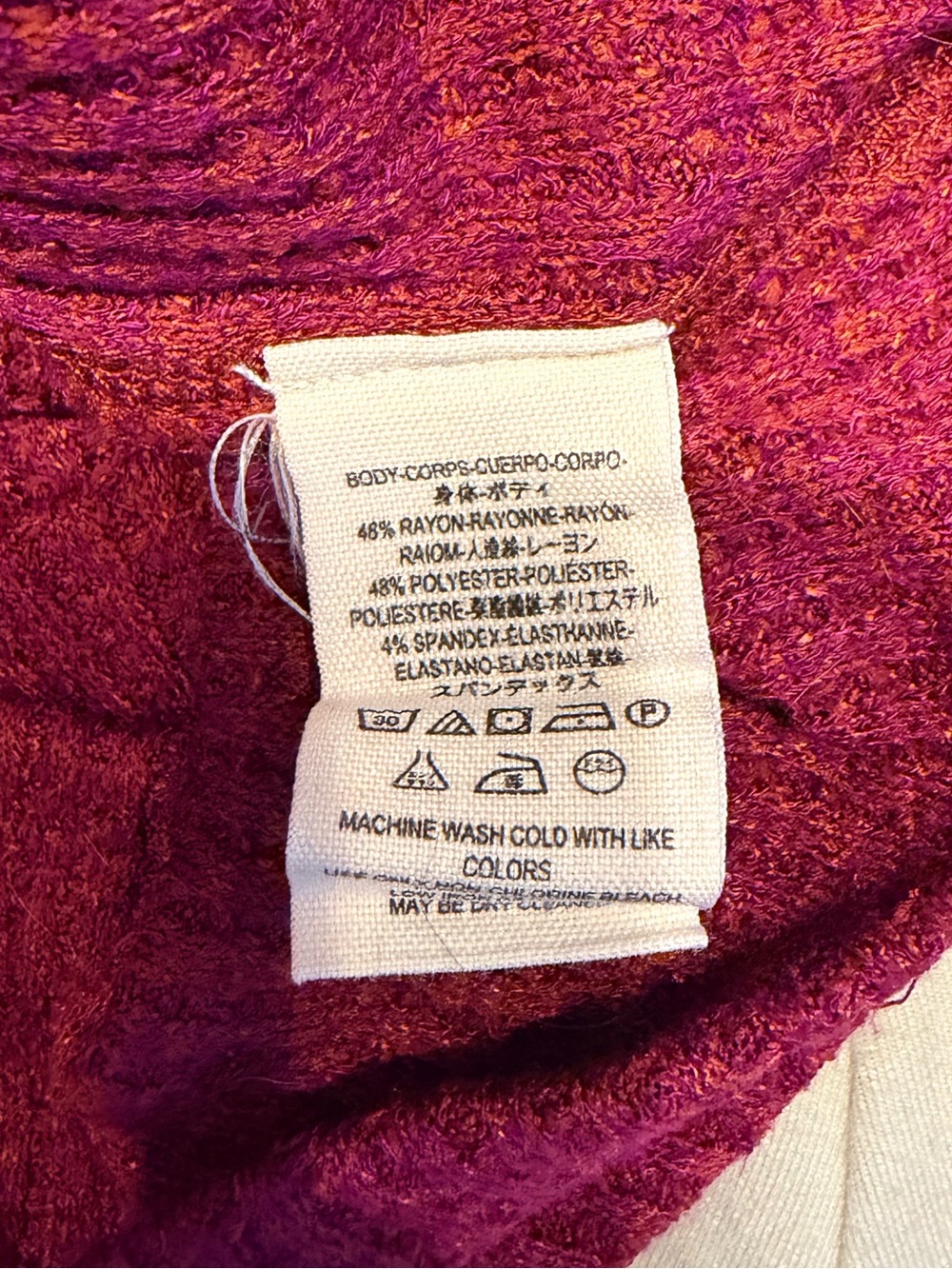 Free People Women’s Mountaineer Thermal Top in Cranberry, Size Small - Picture 10 of 10